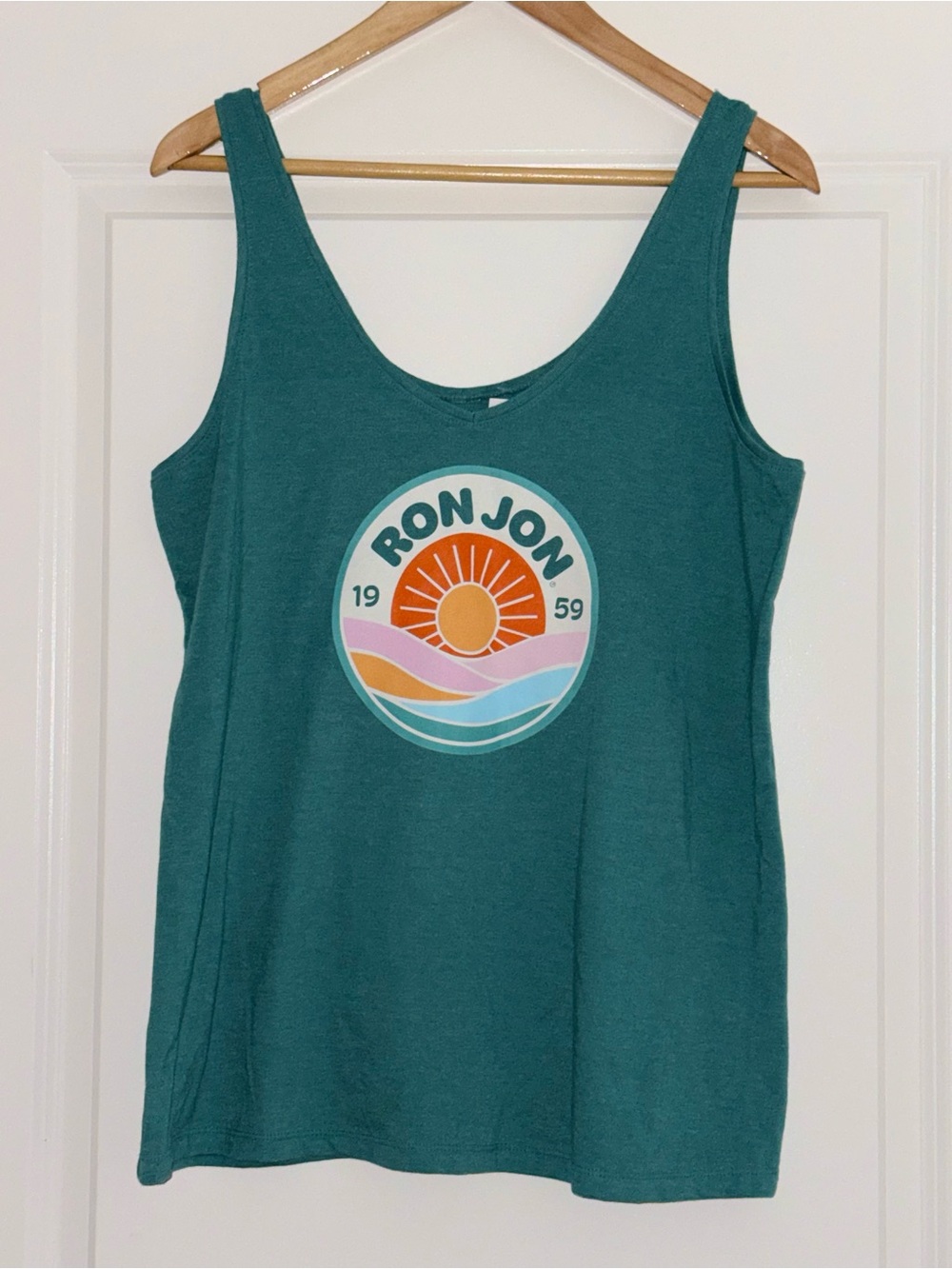 Ron Jon Women's Surf Stripes Tank Top Large